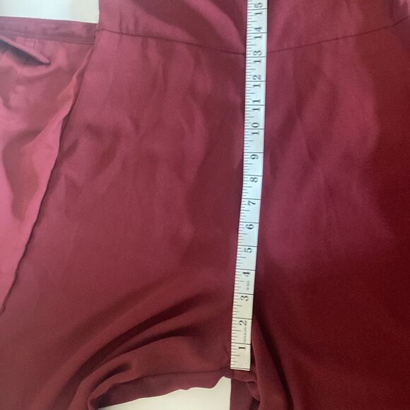 JOIE Mairead Maroon Wide-Leg Jumpsuit Size 2 - Picture 15 of 16
